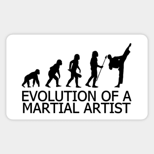 Evolution of a martial artist Magnet